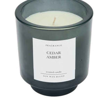 Anko Navy Glass Candle