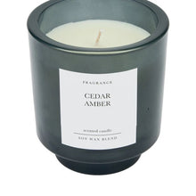 Anko Navy Glass Candle