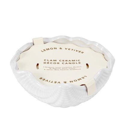 Anko Clam Ceramic Decor Candle