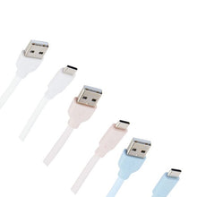 USB-A to USB-C Silicone Charging Cable - 1 Metre