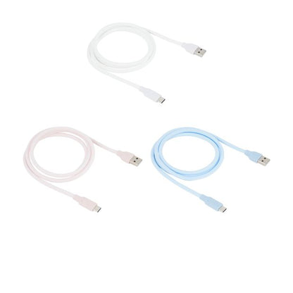Anko USB-A to USB-C Silicone Charging Cable- Assorted