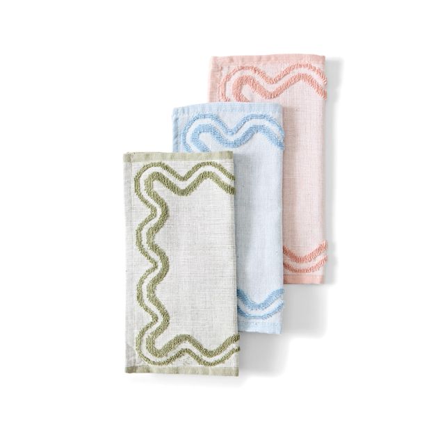 Anko 3 Pack Wavy Dish Cloths