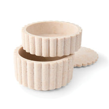 Anko Travertine Look Trinket Box Set
