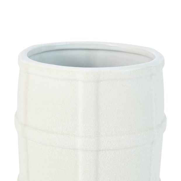 Ceramic Lattice Vase - Decorative Home Accent