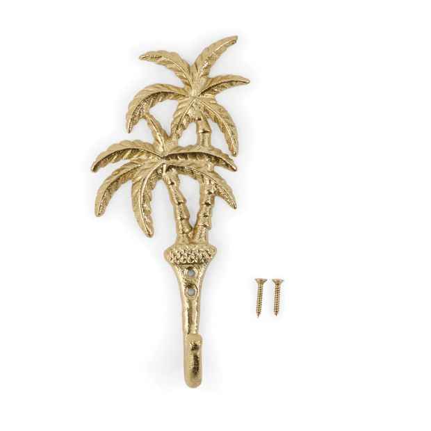 Metal Double Palm Wall Hook