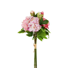 Anko Artificial Red and Pink Peony Bunch