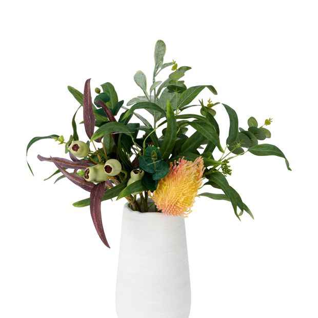 Anko Artificial Natives in Ceramic Vase