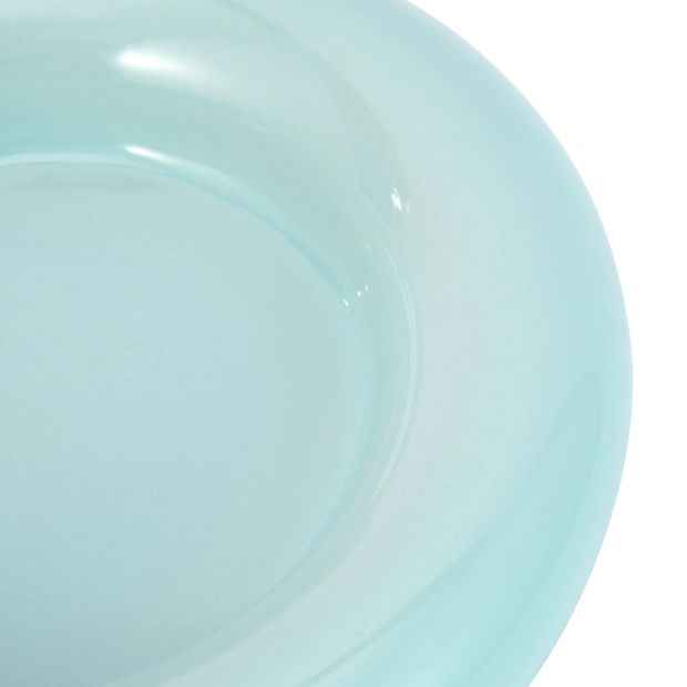 Rounded Edge Decorative Bowl - Seafoam