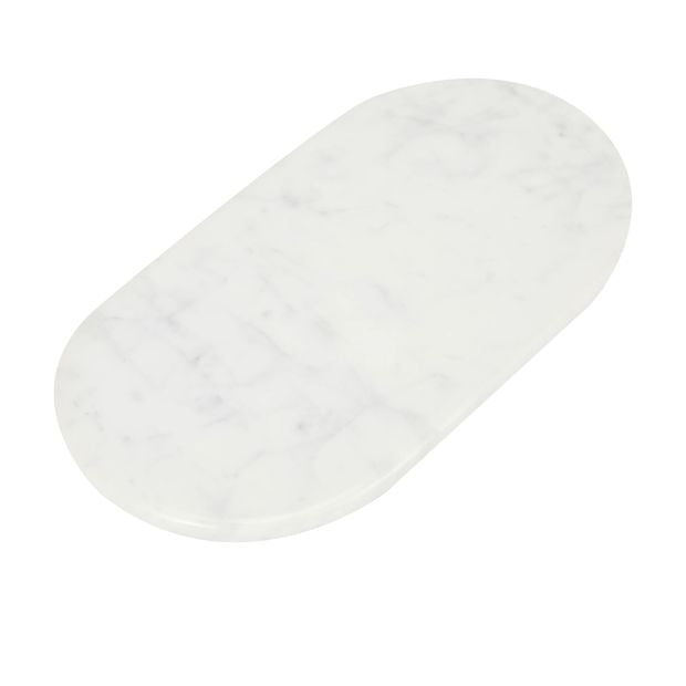 Anko White Marble Curve Tray