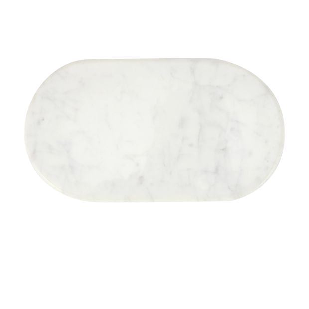 Anko White Marble Curve Tray