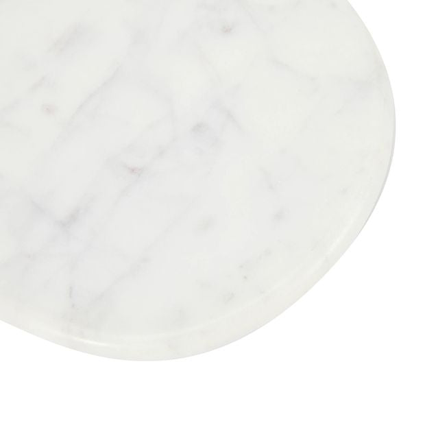 Anko White Marble Curve Tray