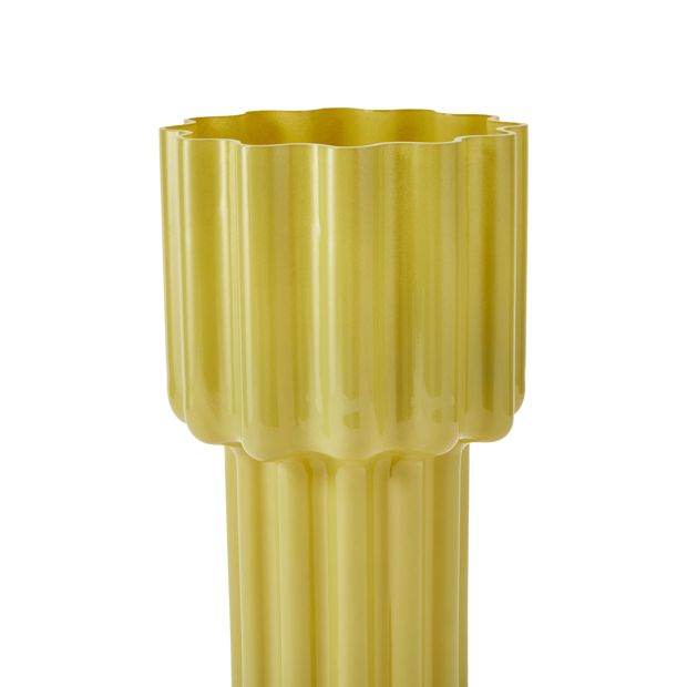 Anko Tiered Wave Pistachio Vase