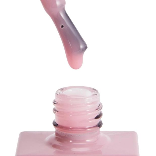 OXX Cosmetics BIAB Nail Polish Duo Set- Top Coat and Sheer Pink Polish