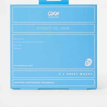 OXX Skincare 4 Pack Hydrate Gel Masks - Niacinamide - Low Molecular Hyaluronic Acid Solution - Ceramide and Panthenol