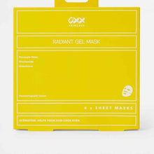 OXX Skincare 4 Pack Radiant Gel Masks - Pineapple Water - Niacinamide and Glutathione