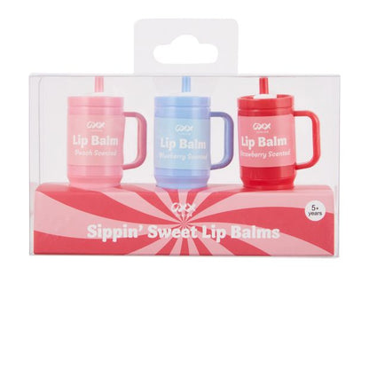 OXX Junior Sippin' Sweet Lip Balms