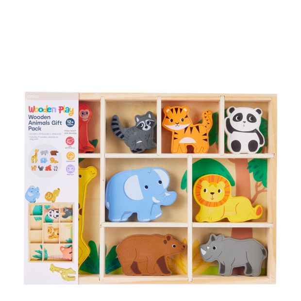 Anko Wooden Animals Gift Pack