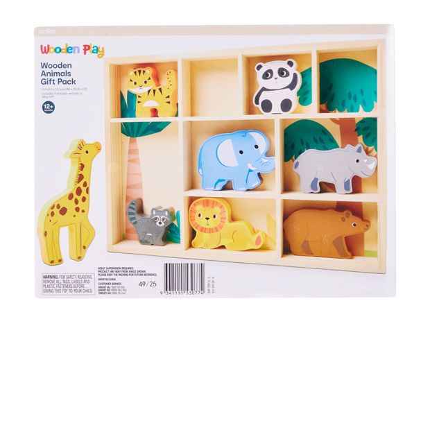 Anko Wooden Animals Gift Pack