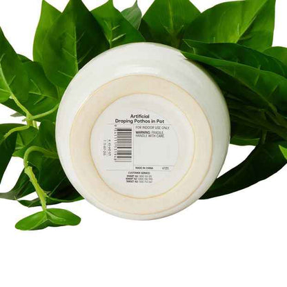 Artificial Trailing Pothos Plant in Pot