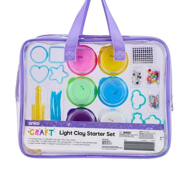 Anko 44 Piece Light Clay Starter Set