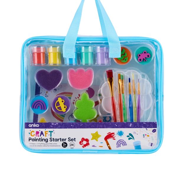 Anko 24 Piece Painting Starter Set