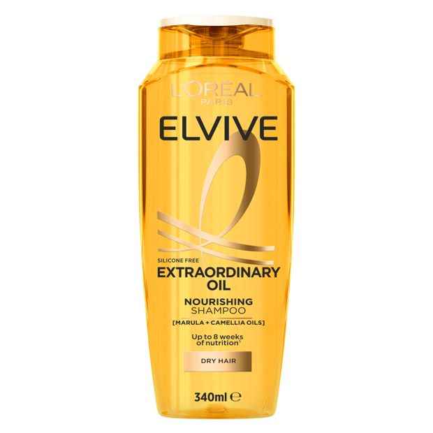 L'Oreal Paris Elvive Extraordinary Oil Nourishing Shampoo 340ml - Marula Oil and Camellia Oil