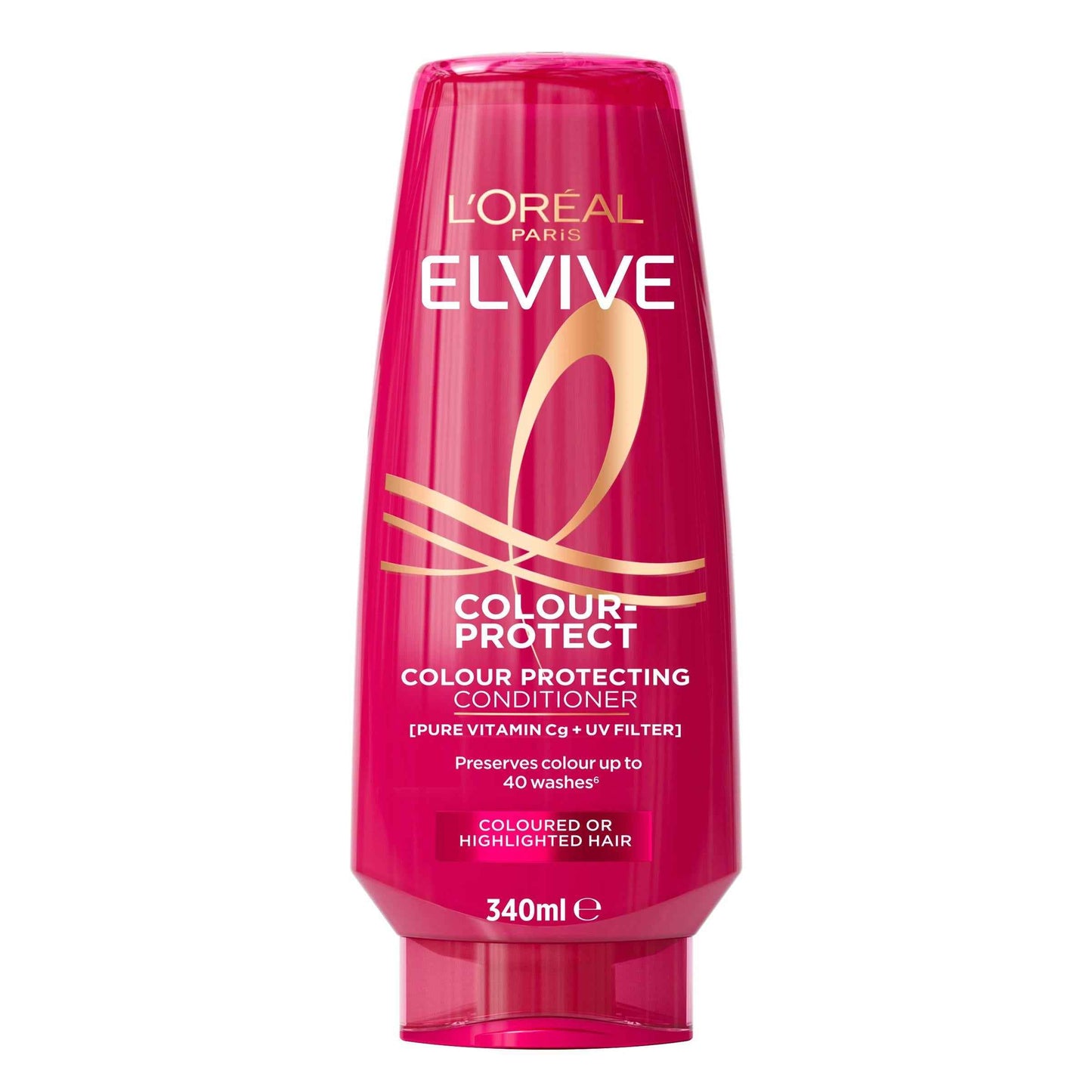 L'Oreal Paris Elvive Colour Protect Conditioner 340ml - Pure Vitamin Cg and UV Filter