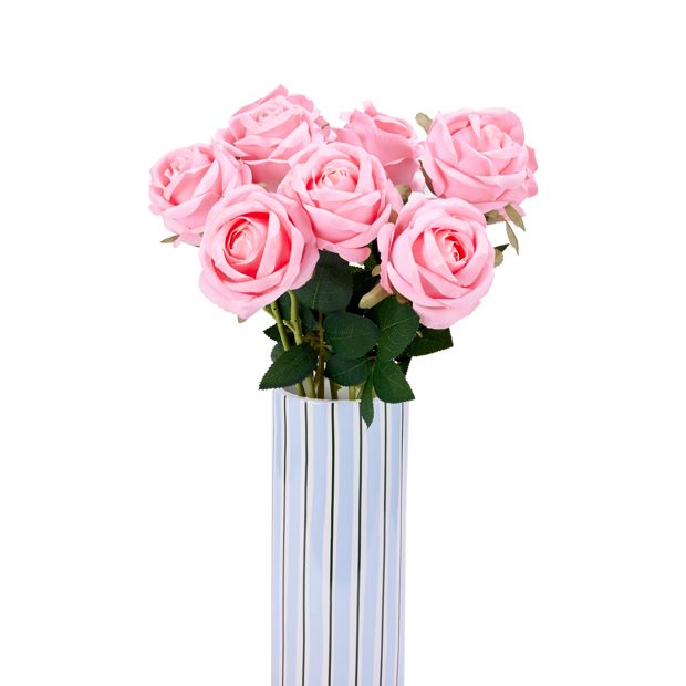 Anko Blue Stripe Ceramic Vase