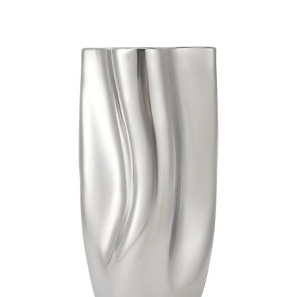 Anko Chrome Look Vase
