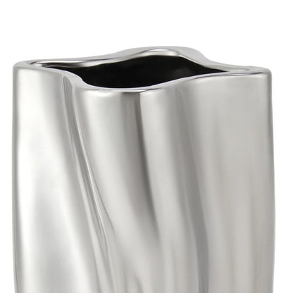 Anko Chrome Look Vase