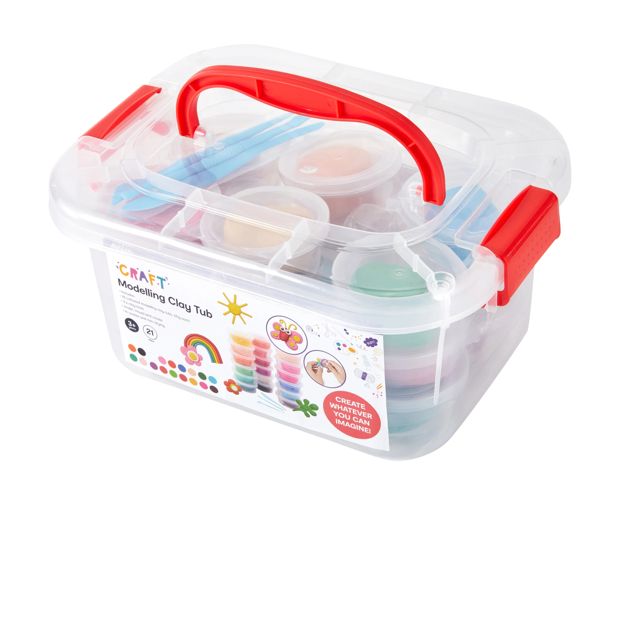 Anko 21 Pack Modelling Clay Tub