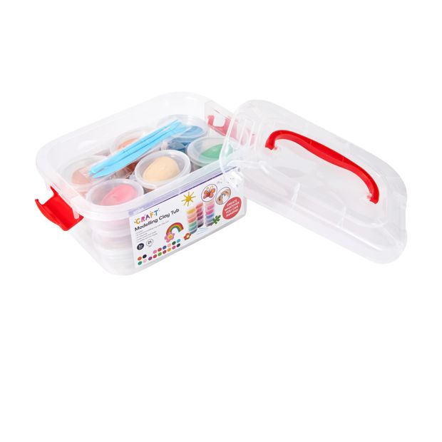 Anko 21 Pack Modelling Clay Tub