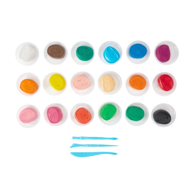 Anko 21 Pack Modelling Clay Tub