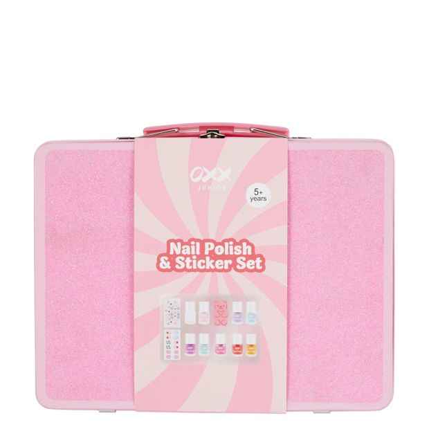 OXX Junior Nail Polish and Sticker Set