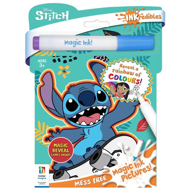 INKredibles Disney Lilo & Stitch Mess Free Magic Ink Pictures! - Book