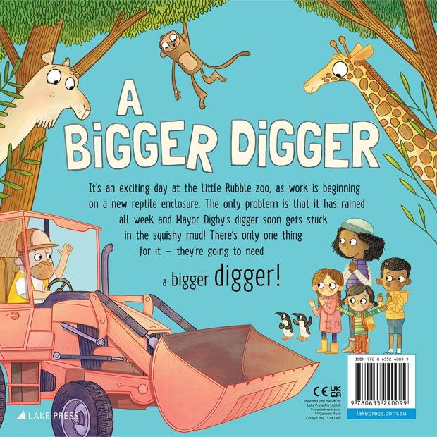 A Bigger Digger by Em Bruce - Book