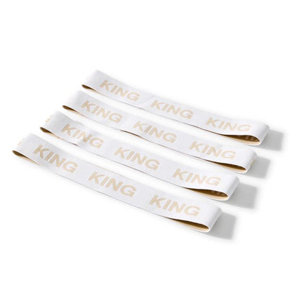 4 Pack Linen Bed Storage Bands, King - Anko