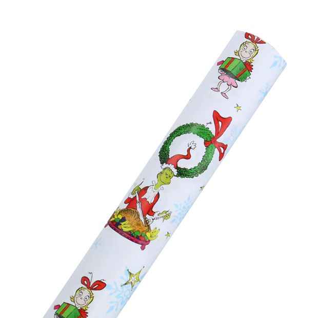 Hallmark Dr Seuss Christmas Wrapping Paper Roll - The Grinch