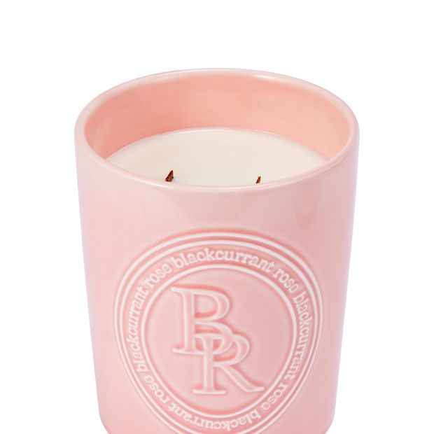 Anko XL Blackcurrant Rose Soy Wax Ceramic Candle