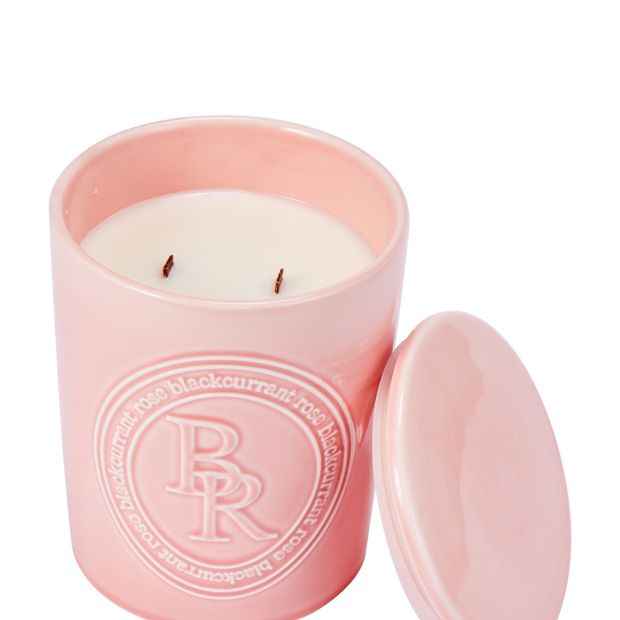 Anko XL Blackcurrant Rose Soy Wax Ceramic Candle