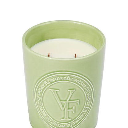 Anko XL Vetiver Fig Soy Wax Ceramic Candle