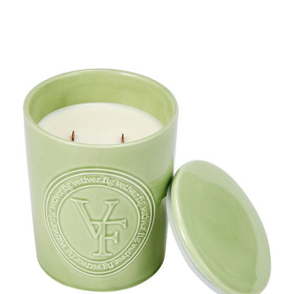 Anko XL Vetiver Fig Soy Wax Ceramic Candle