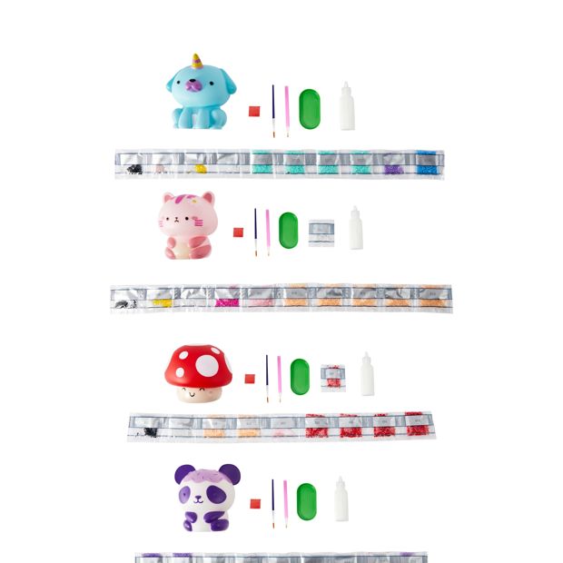 Anko Make Your Own Sparkle Gem Vinyl Set - Assorted