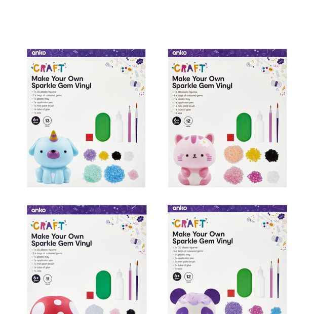 DIY Gem Craft Kit - Assorted Figurines