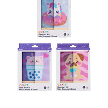 Anko Gem Art Kit Mini Canvas and Easel - Assorted