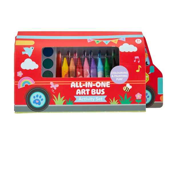Anko All-in-One Art Bus Activity Set