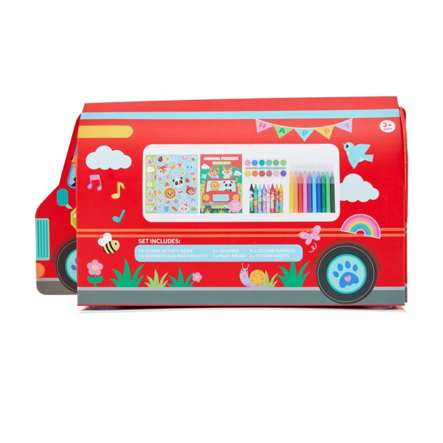 Anko All-in-One Art Bus Activity Set