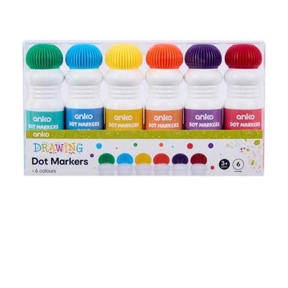 Anko 6 Pack Dot Markers