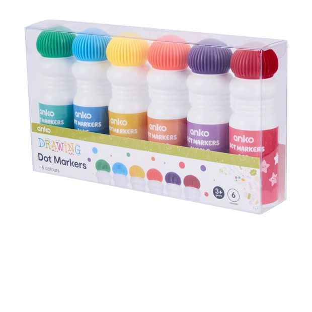 Anko 6 Pack Dot Markers