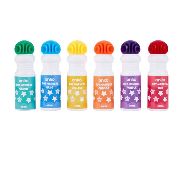 Anko 6 Pack Dot Markers